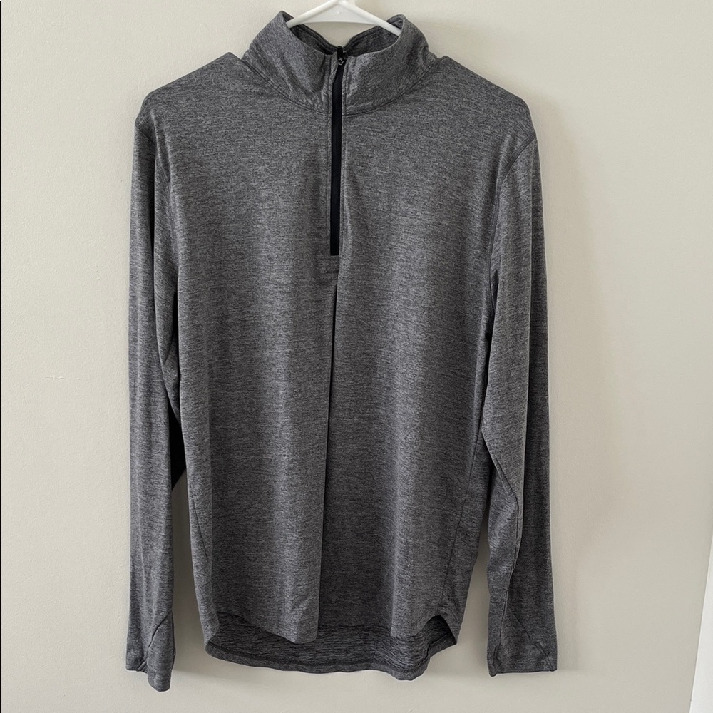 All in Motion Men's Charcoal Zip-Up Sweater
